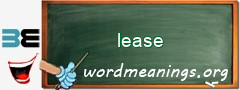 WordMeaning blackboard for lease